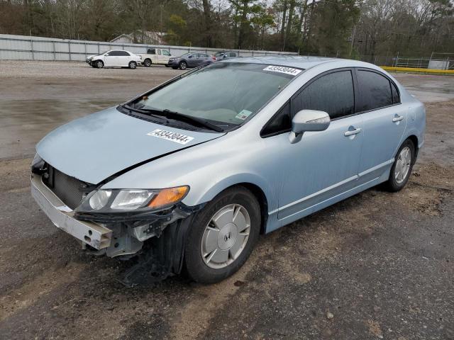 JHMFA36276S026723 - 2006 HONDA CIVIC HYBRID SILVER photo 1