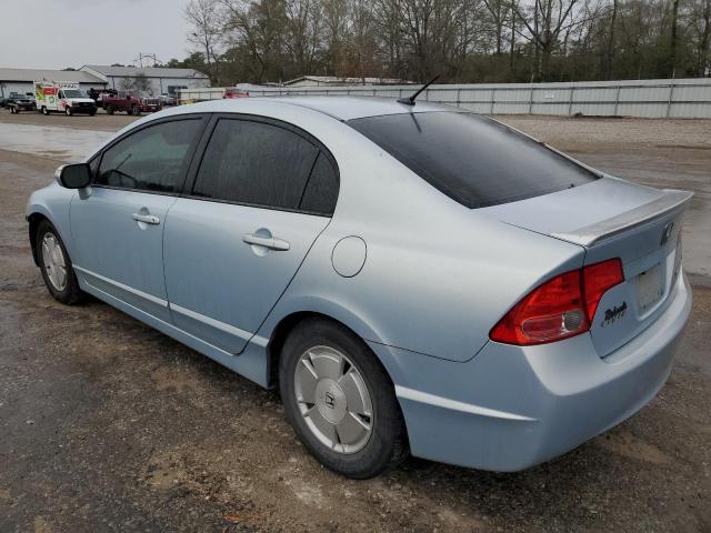 JHMFA36276S026723 - 2006 HONDA CIVIC HYBRID SILVER photo 2