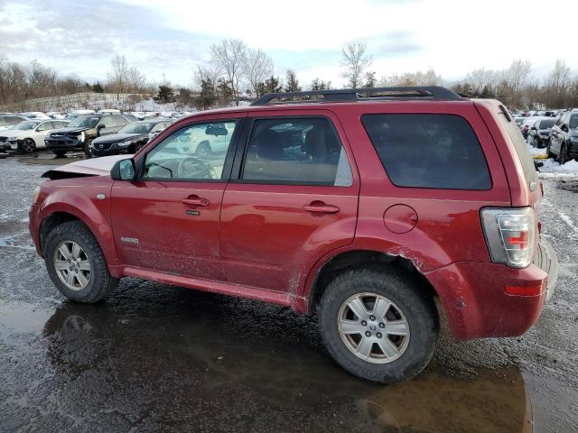 4M2CU91198KJ25473 - 2008 MERCURY MARINER RED photo 2