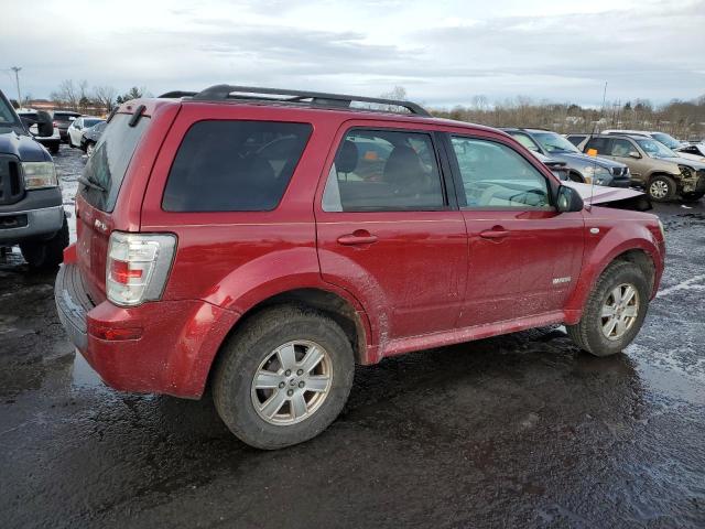 4M2CU91198KJ25473 - 2008 MERCURY MARINER RED photo 3