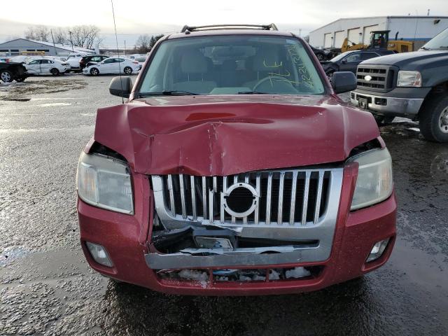 4M2CU91198KJ25473 - 2008 MERCURY MARINER RED photo 5