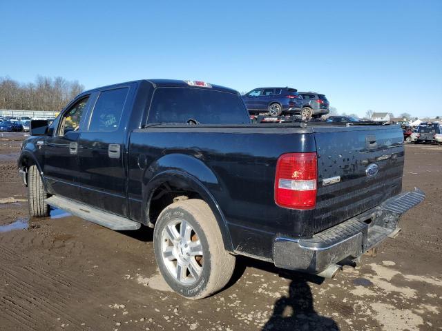 1FTPW14575KE57036 - 2005 FORD F150 SUPERCREW BLACK photo 2