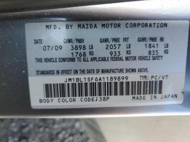 JM1BL1SF6A1189899 - 2010 MAZDA 3 I SILVER photo 13