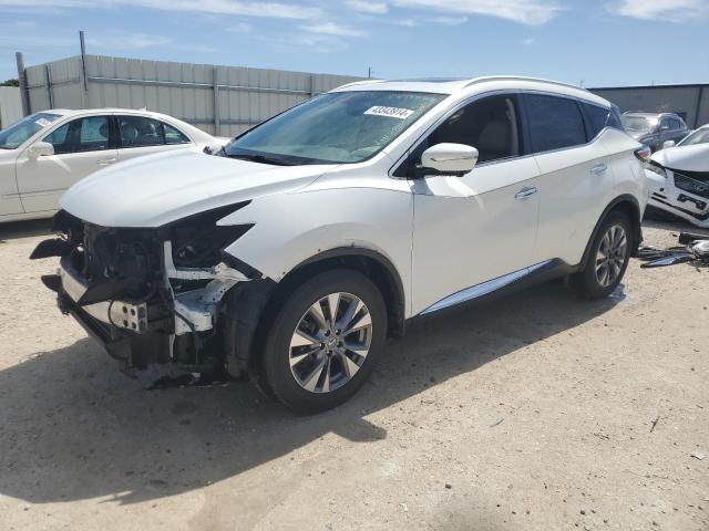 5N1AZ2MG8FN265690 - 2015 NISSAN MURANO S WHITE photo 1