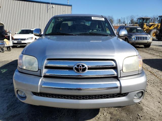 5TBRU34106S482970 - 2006 TOYOTA TUNDRA ACCESS CAB SR5 SILVER photo 5