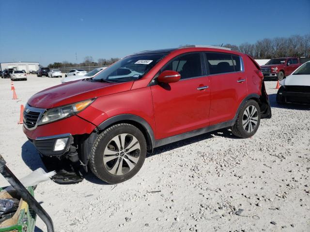 KNDPC3A27D7504792 - 2013 KIA SPORTAGE EX RED photo 1