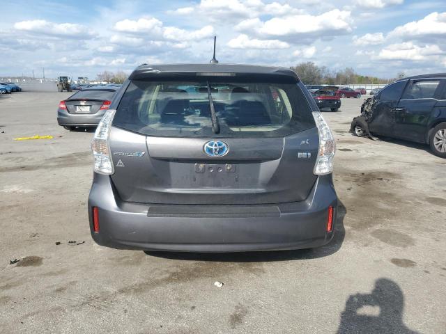 JTDZN3EU8D3200215 - 2013 TOYOTA PRIUS V GRAY photo 6