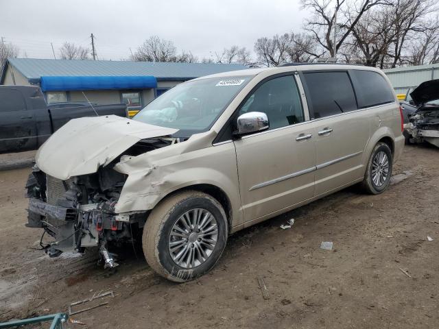 2C4RC1CG2ER165008 - 2014 CHRYSLER TOWN & COU TOURING L TAN photo 1