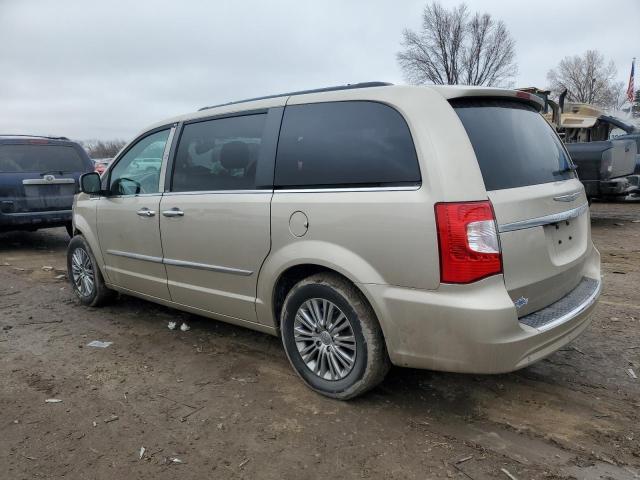 2C4RC1CG2ER165008 - 2014 CHRYSLER TOWN & COU TOURING L TAN photo 2