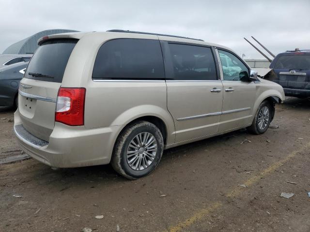 2C4RC1CG2ER165008 - 2014 CHRYSLER TOWN & COU TOURING L TAN photo 3