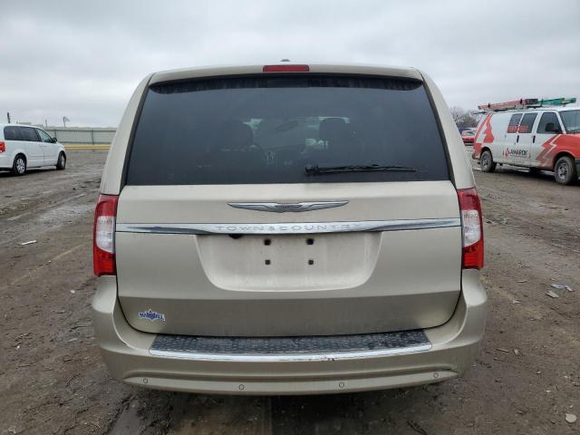 2C4RC1CG2ER165008 - 2014 CHRYSLER TOWN & COU TOURING L TAN photo 6