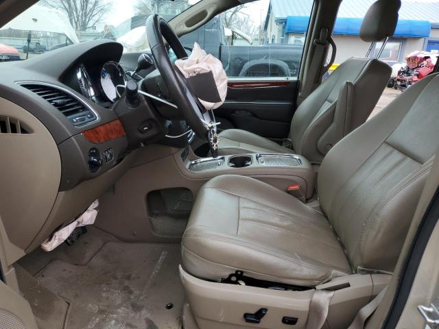 2C4RC1CG2ER165008 - 2014 CHRYSLER TOWN & COU TOURING L TAN photo 7