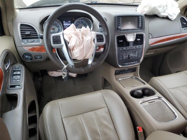 2C4RC1CG2ER165008 - 2014 CHRYSLER TOWN & COU TOURING L TAN photo 8