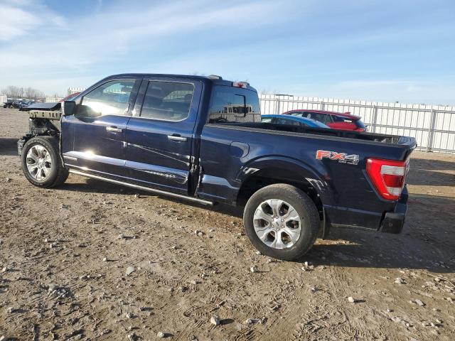 1FTFW1ED7NFA93470 - 2022 FORD F150 SUPERCREW BLUE photo 2