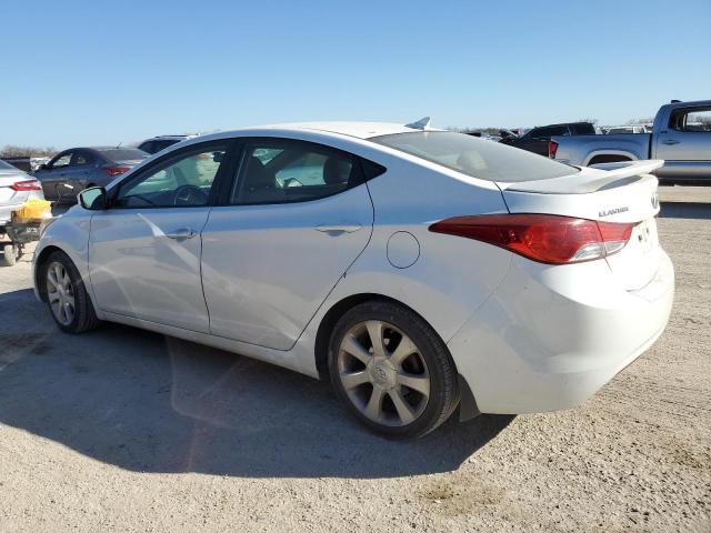 5NPDH4AE0DH222915 - 2013 HYUNDAI ELANTRA GLS WHITE photo 2