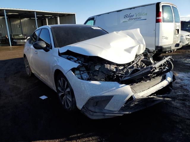 19XFL1H72NE003621 - 2022 HONDA CIVIC EXL WHITE photo 4