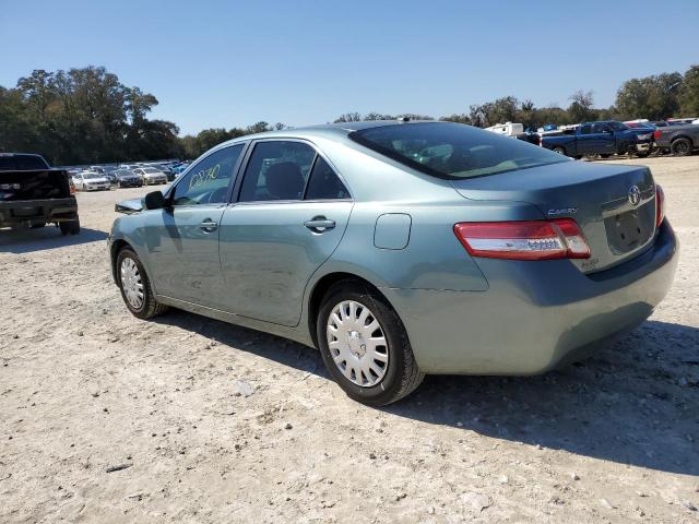 4T1BF3EK8AU532296 - 2010 TOYOTA CAMRY BASE GREEN photo 2