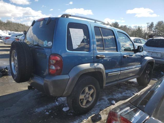 1J4GL48K96W146562 - 2006 JEEP LIBERTY SPORT BLUE photo 3