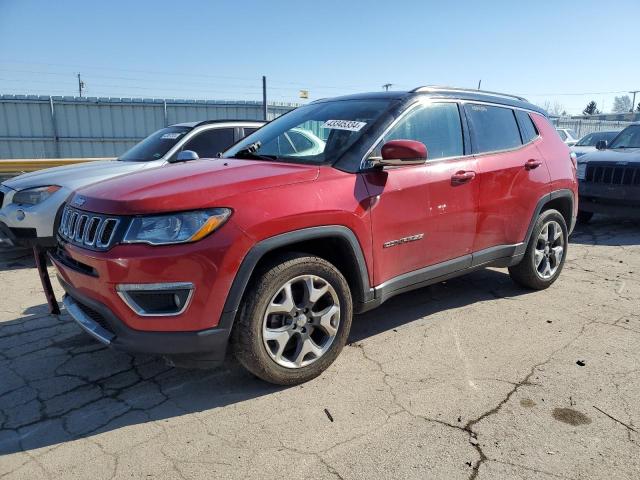 3C4NJDCB6HT651767 - 2017 JEEP COMPASS LIMITED RED photo 1