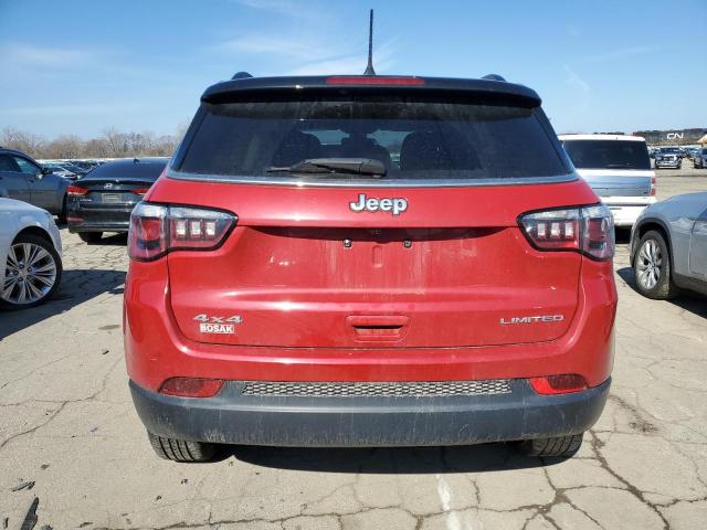3C4NJDCB6HT651767 - 2017 JEEP COMPASS LIMITED RED photo 6