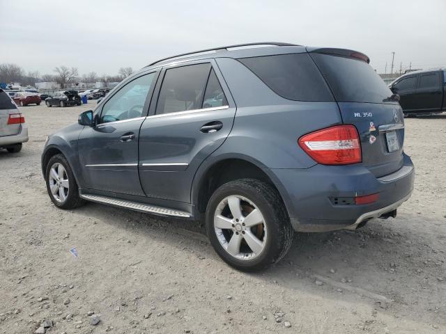 4JGBB8GB9BA710905 - 2011 MERCEDES-BENZ ML 350 4MATIC CHARCOAL photo 2