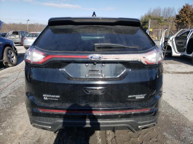 2FMPK4AP3JBB90612 - 2018 FORD EDGE SPORT BLACK photo 6