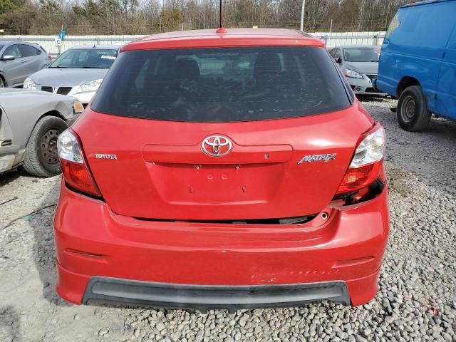 2T1KU40E49C161826 - 2009 TOYOTA COROLLA MA RED photo 6