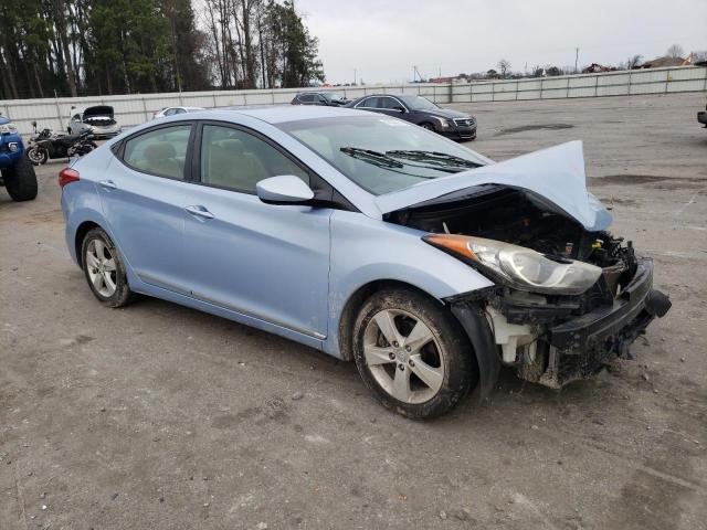 KMHDH4AE1CU419754 - 2012 HYUNDAI ELANTRA GLS BLUE photo 4