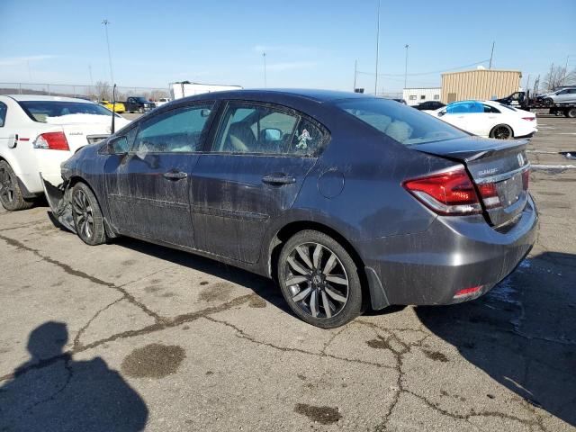 19XFB2F91EE061927 - 2014 HONDA CIVIC EXL გრაფიტი ფოტო 2