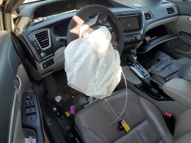 19XFB2F91EE061927 - 2014 HONDA CIVIC EXL გრაფიტი ფოტო 8