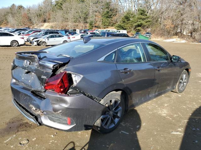 2HGFC1F72MH703176 - 2021 HONDA CIVIC EXL ნაცრისფერი ფოტო 3