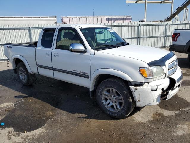 5TBRT34134S451809 - 2004 TOYOTA TUNDRA ACCESS CAB SR5 WHITE photo 4