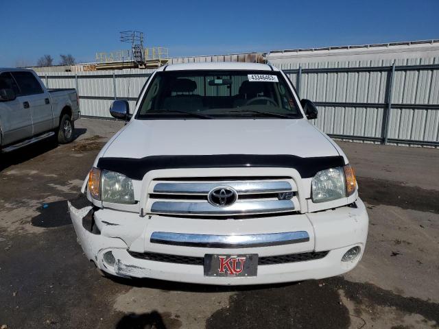 5TBRT34134S451809 - 2004 TOYOTA TUNDRA ACCESS CAB SR5 WHITE photo 5