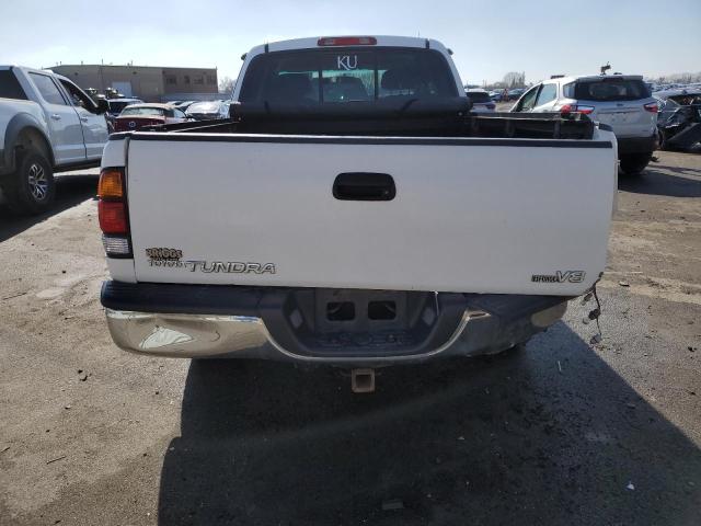 5TBRT34134S451809 - 2004 TOYOTA TUNDRA ACCESS CAB SR5 WHITE photo 6