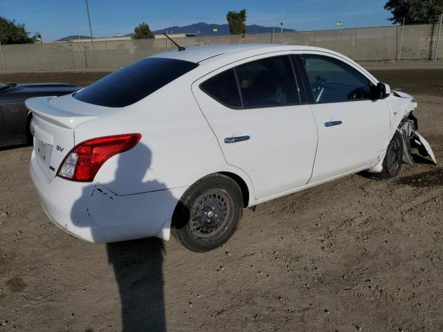 3N1CN7AP3EL810125 - 2014 NISSAN VERSA S WHITE photo 3