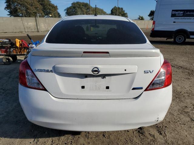 3N1CN7AP3EL810125 - 2014 NISSAN VERSA S WHITE photo 6