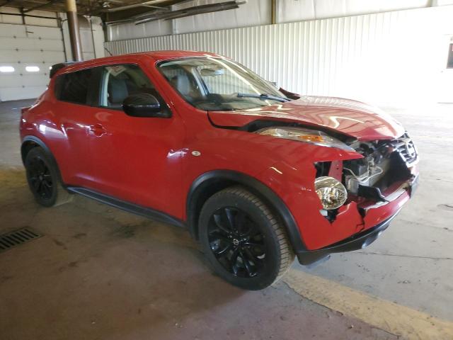 JN8AF5MV2ET357177 - 2014 NISSAN JUKE S RED photo 4