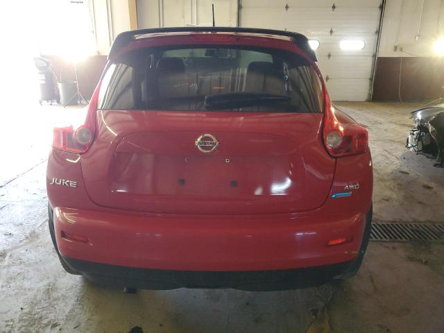 JN8AF5MV2ET357177 - 2014 NISSAN JUKE S RED photo 6