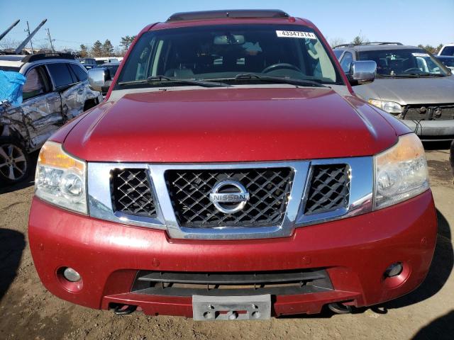 5N1AA08C28N607785 - 2008 NISSAN ARMADA SE MAROON photo 5