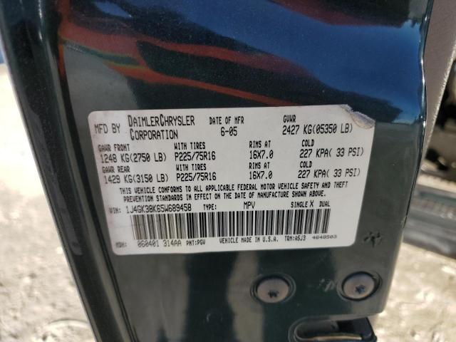 1J4GK38K65W689458 - 2005 JEEP LIBERTY RENEGADE 绿色 照片 14