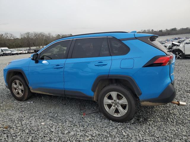 JTMW1RFVXKD501164 - 2019 TOYOTA RAV4 XLE BLUE photo 2