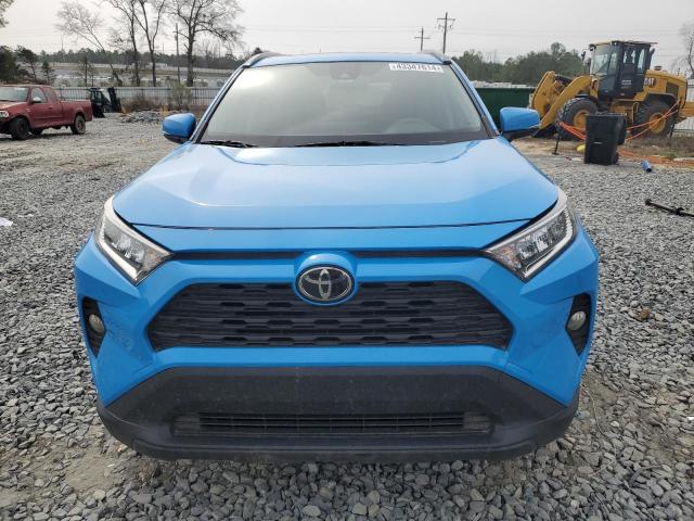 JTMW1RFVXKD501164 - 2019 TOYOTA RAV4 XLE BLUE photo 5