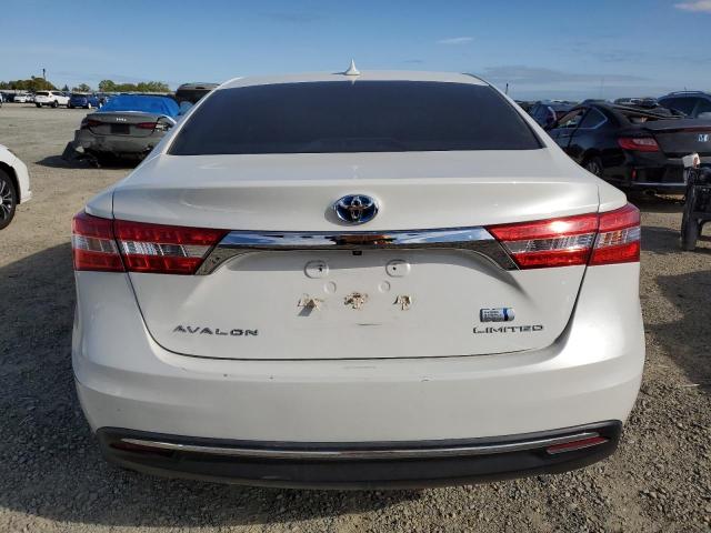 4T1BD1EB9EU027481 - 2014 TOYOTA AVALON HYBRID WHITE photo 6