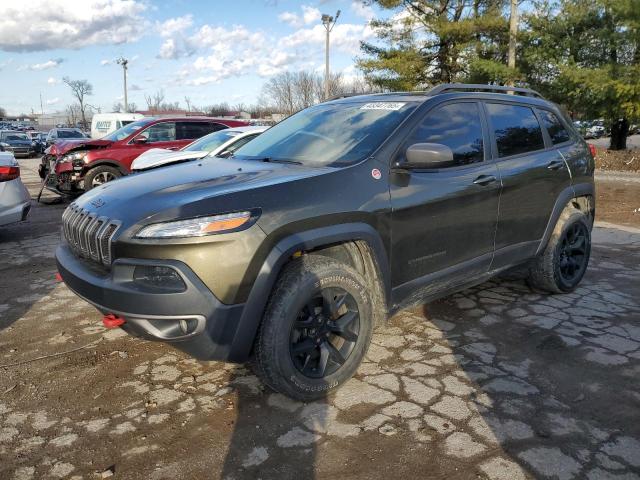 1C4PJMBS5FW593975 - 2015 JEEP CHEROKEE TRAILHAWK GREEN photo 1