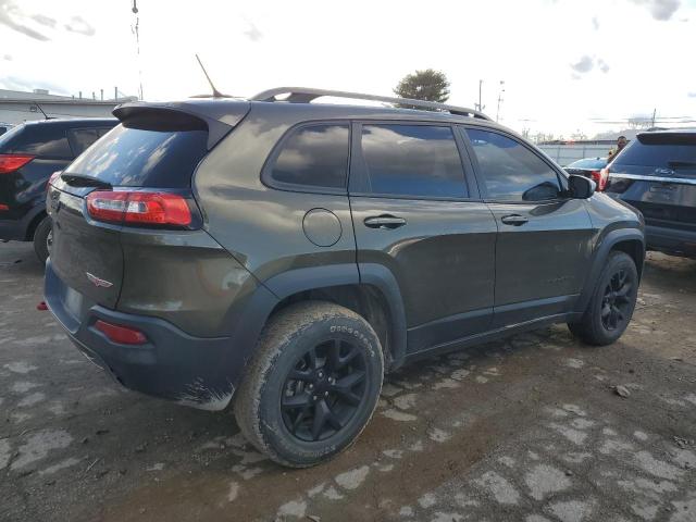 1C4PJMBS5FW593975 - 2015 JEEP CHEROKEE TRAILHAWK GREEN photo 3