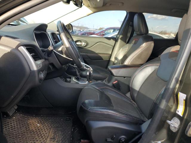 1C4PJMBS5FW593975 - 2015 JEEP CHEROKEE TRAILHAWK GREEN photo 7