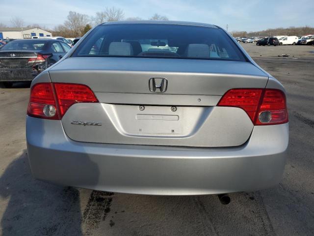 2HGFA16876H500673 - 2006 HONDA CIVIC EX SILVER photo 6