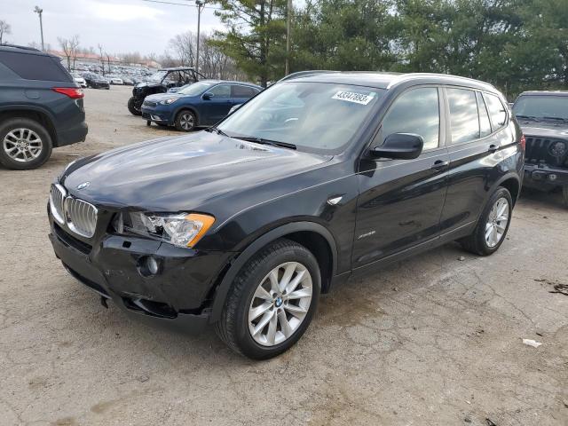 5UXWX9C5XE0D40461 - 2014 BMW X3 XDRIVE28I BLACK photo 1