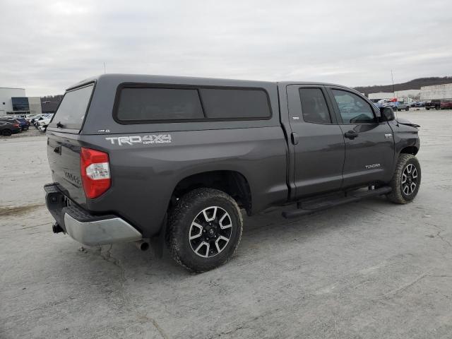 5TFUY5F11KX789132 - 2019 TOYOTA TUNDRA DOUBLE CAB SR/SR5 GRAY photo 3