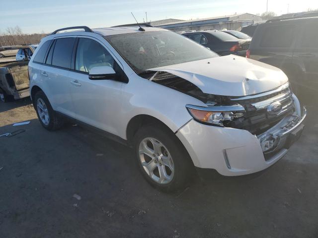 2FMDK3JCXEBB64654 - 2014 FORD EDGE SEL WHITE photo 4